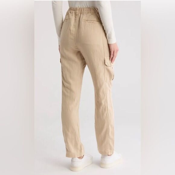 Faherty Arlie Day Cargo Pant Women’s in safari tan. NWT Small - Picture 2 of 12